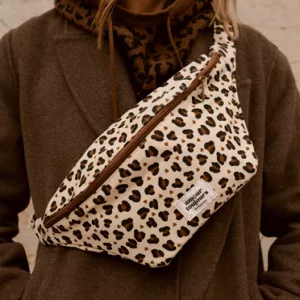 Sac banane adulte coton - Léopard coeur, Amour toujours