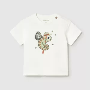 T-shirt interactif bébé - Caméléon