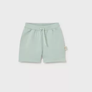 Short nouveau-né uni sauge