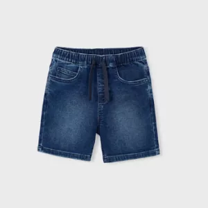 Bermuda denim foncé