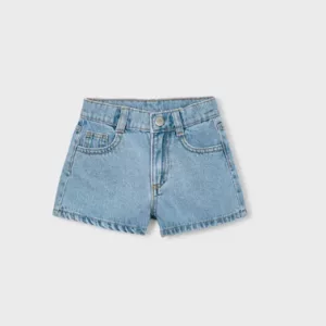 Short denim fille basic