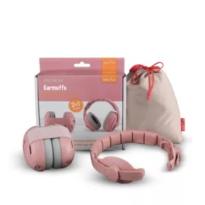 Casque anti-bruit évolutif - rose