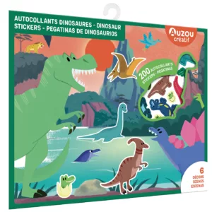 Ma Pochette D'Artiste - 200 Autocollants Dinosaures