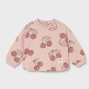Sweat bébé - Cerise