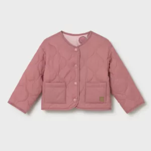 Veste coupe-vent matelassée imprimée réversible bébé