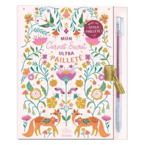 Mon carnet secret ultrapailleté