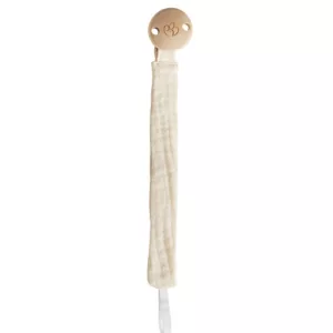 Attache-sucette en gaze de coton - Mousse de lait