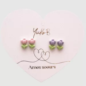 Duo Boucles d'Oreilles - Ames Soeurs - Aurelia