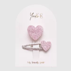 Duo Barrettes & Broche Enfant - My Lovely Pair Rose