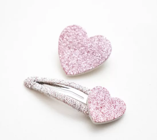 Duo Barrettes & Broche Enfant - My Lovely Pair Rose – Image 2