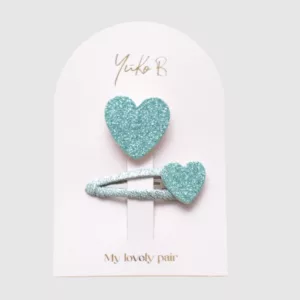 Duo Barrettes & Broche Enfant - My Lovely Pair Menthe