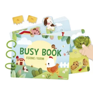 Busy-book Ferme en carton