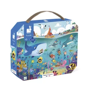 Puzzle en carton Les fonds marins 100 pièces