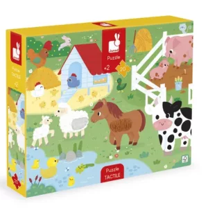 Puzzle Tactile 'La Ferme' 20 pièces