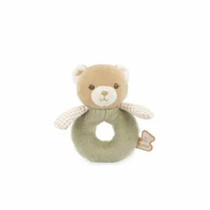 Mon doux hochet ours vert