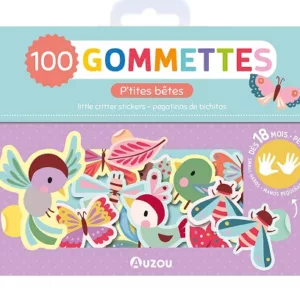 100 gommettes - Les p'tites bêtes