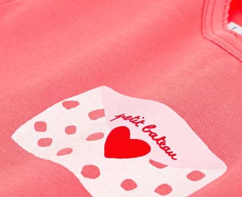 Tee-shirt bébé en coton à manches courtes à motif – Image 2