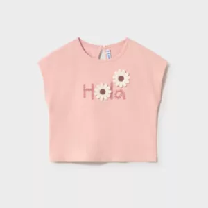 T-shirt détails crochet bébé