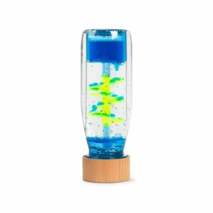 Bouteille sensorielle - Spirale bleue
