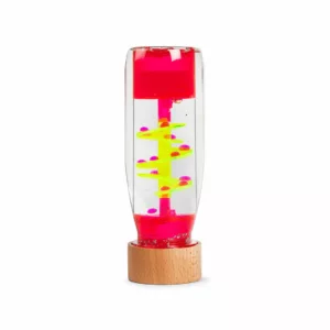 Bouteille sensorielle - Spirale rose