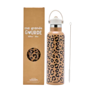 Gourde 600ml - Léopard marron