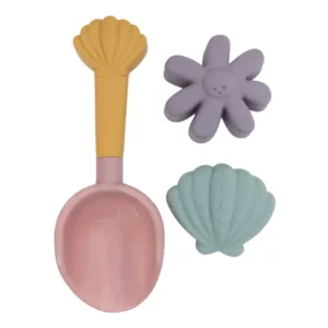 Ensemble de plage Pelle et Moules à Sable - Rose - Sirène Rêveuse