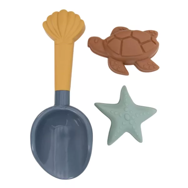 Ensemble de plage Pelle et Moules à sable - Bleu - Monde Océan