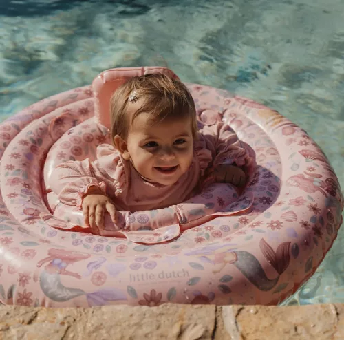 Bouée pour bébé - Rose - Sirène Rêveuse – Image 2
