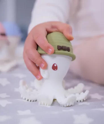Jouet de dentition Bonnie la pieuvre - Kaki – Image 2