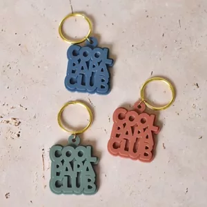 Porte clé "cool papa club"