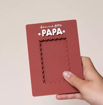 Cadre photo magnétique "Bonne fête papa"