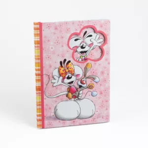 Carnet A4 rigide motif fleur