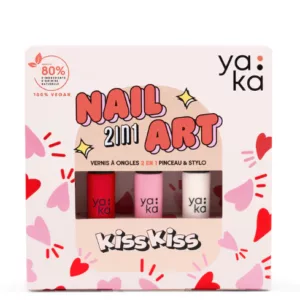 Coffret vernis à ongles 2en1 - Kiss Kiss