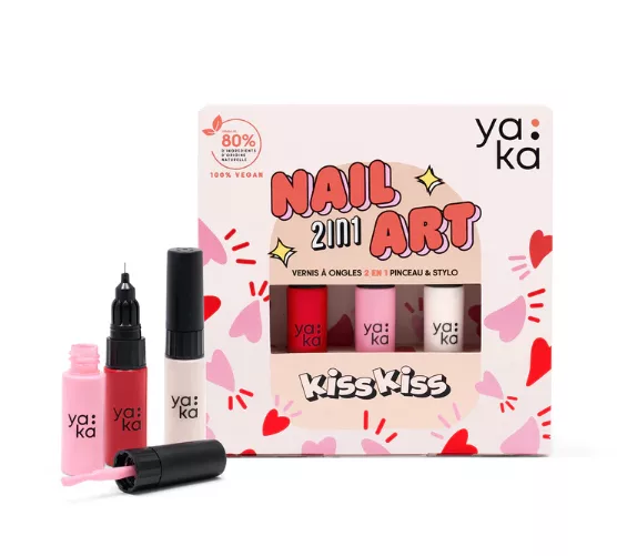 Coffret vernis à ongles 2en1 - Kiss Kiss – Image 2