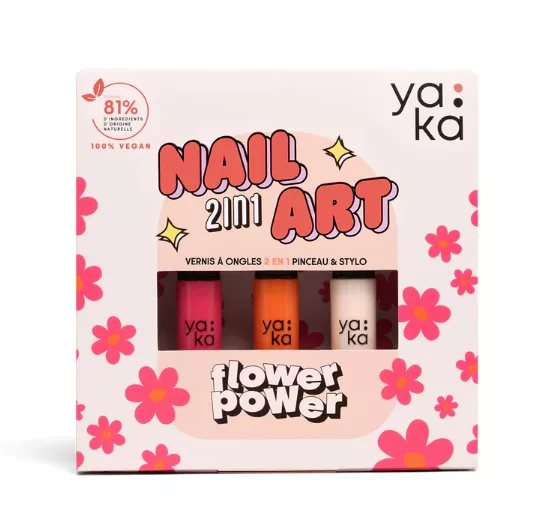 Coffret vernis à ongles 2en1 - Flower Power