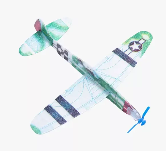 Avion en polystyrène - Modèle aléatoire