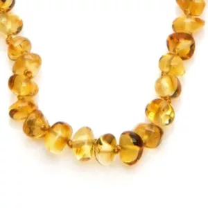 Collier bébé - Ambre miel