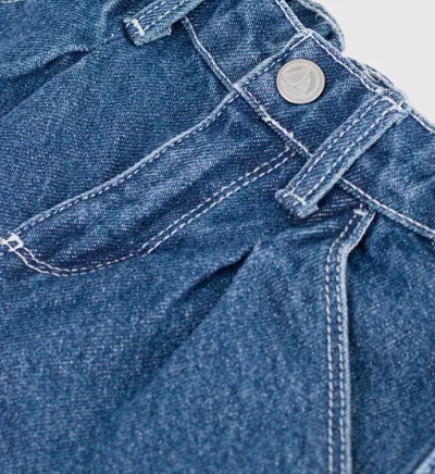 Pantalon bébé en denim uni – Image 3