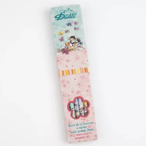 Boite de 6 crayons à papier avec gomme - Diddl Back to school