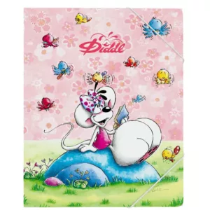 Pochette A4 Rose - Diddl