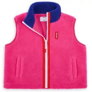 Polaire sans manches - Fushia