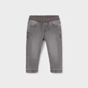 Pantalon jogger en denim bébé