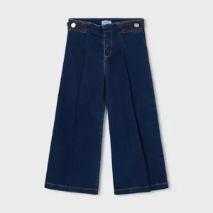 Pantalon en denim wide leg fille