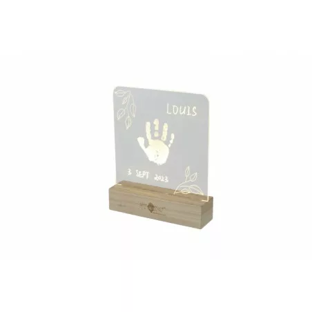 Cadre lumineux empreintes