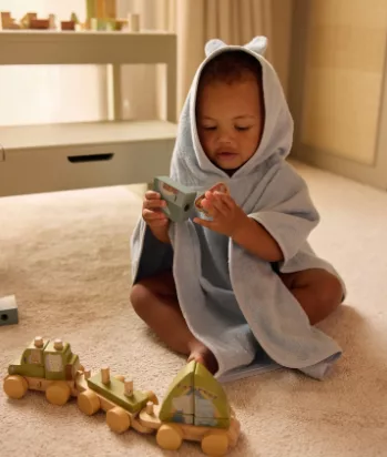 Poncho de bain Éponge Miffy - Cloudy Blue – Image 2