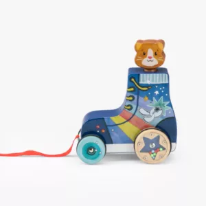 Jouet à tirer Roller - Puce et Pilou