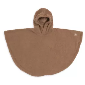 Poncho Teddy Fleece - Dark Hazel