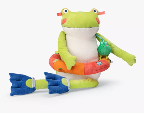 Peluche géante Grenouille - La Mare aux Grenouilles