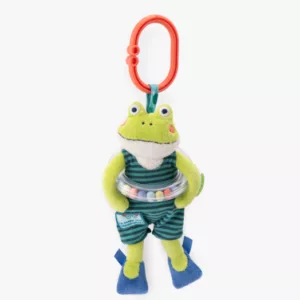 Peluche d'activités petite grenouille- La Mare aux Grenouilles