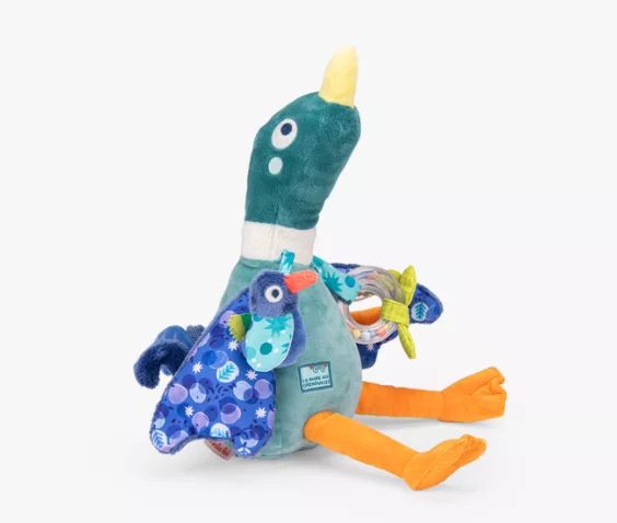 Peluche d'activités canard Léon - La Mare aux Grenouilles – Image 2
